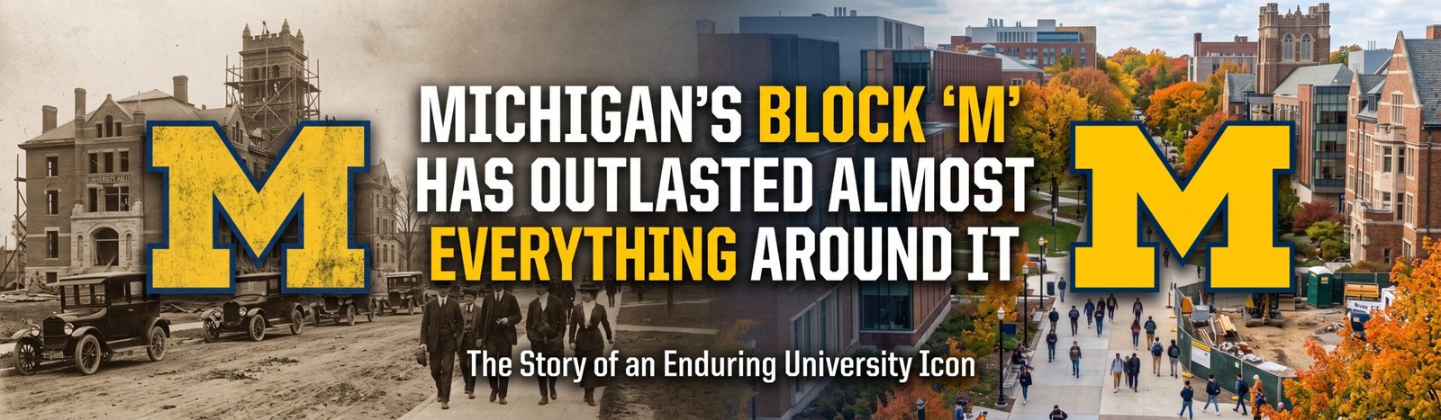 Featured image for “Michigan’s Block “M” Has Outlasted Almost Everything Around It”
