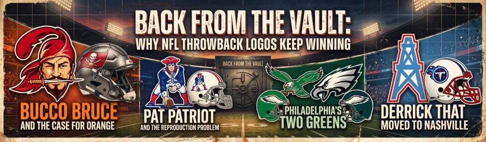 Back From the Vault: Why NFL Throwback Logos Keep Winning | Logo History NFL Throwback Logos